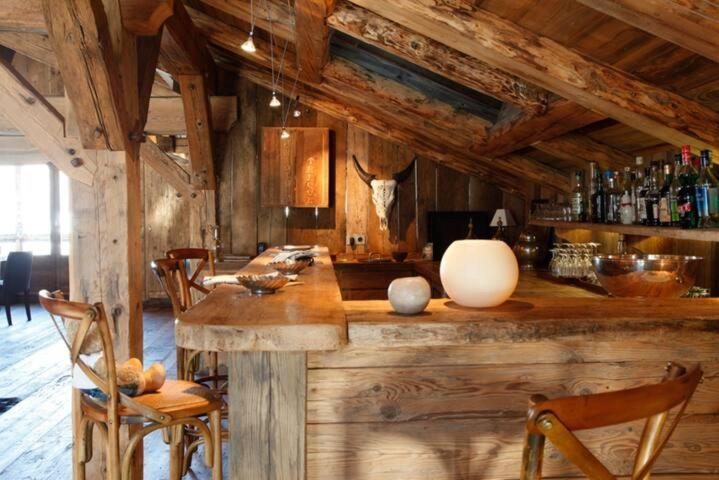 Chalet Javen - 520M2 Avec Piscine Chauffee Et Home Cinema Megève Exterior foto