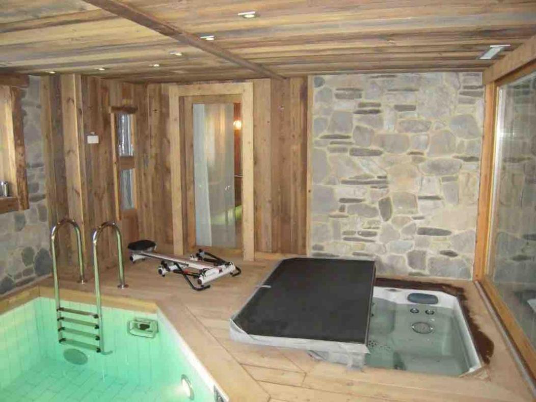 Chalet Javen - 520M2 Avec Piscine Chauffee Et Home Cinema Megève Exterior foto